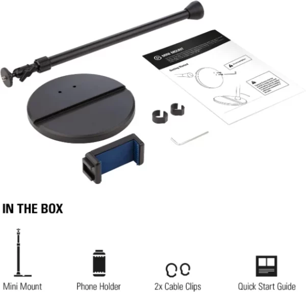 ⁦מעמד שולחני Elgato Mini Mount⁩ – תמונה ⁦3⁩