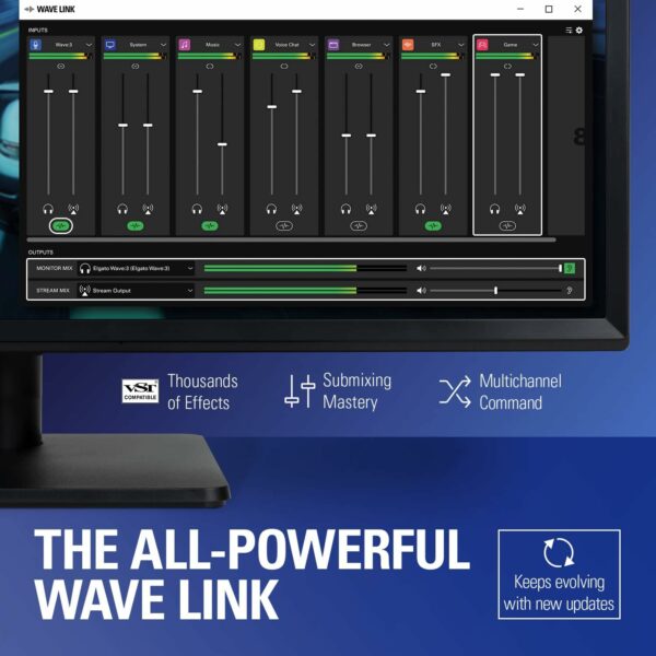 ⁦מיקרופון קונדנסר Elgato Wave 3⁩ – תמונה ⁦4⁩