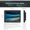 ⁦מוניטור מצלמה מקצועי Neewer 7 Field Monitor HD⁩ – תמונה ⁦6⁩
