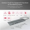 ⁦תחנת עגינה למחשב נייד Docking Station⁩ – תמונה ⁦4⁩
