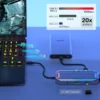 ⁦תחנת עגינה אוניברסלית USB C כולל תאורת RGB⁩ – תמונה ⁦4⁩