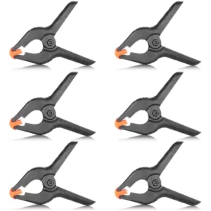 סט 6 קלאמפים לסט תאורה אולפון צילום Photo Clamp Background