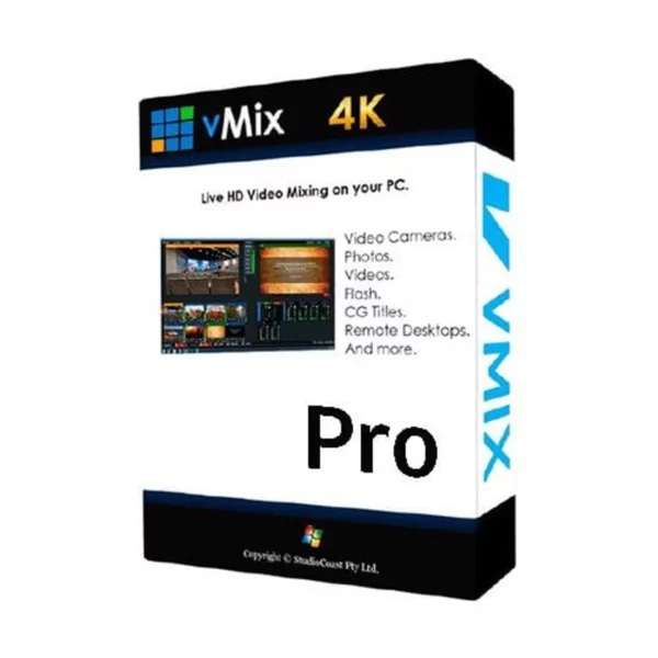 תוכנת שידור vMix Live Production 4K