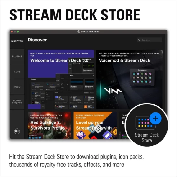 ⁦אלגטו סטרים דק Elgato Stream Deck MK.2⁩ – תמונה ⁦6⁩