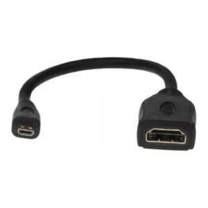 כבל מתאם HDMI נקבה למיקרו HDMI זכר באורך 15 ס"מ