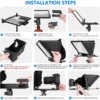 ⁦טלפרומפטר טאבלט NEEWER X12 Teleprompter with Remote App Control⁩ – תמונה ⁦3⁩