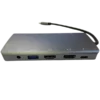 ⁦תחנת עגינה האב DM300 USB C to Dual HDMI,VGA⁩ – תמונה ⁦2⁩