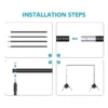 ⁦מתקן לתליית רקעים Background Stand Support System 2.1M x 3M⁩ – תמונה ⁦2⁩