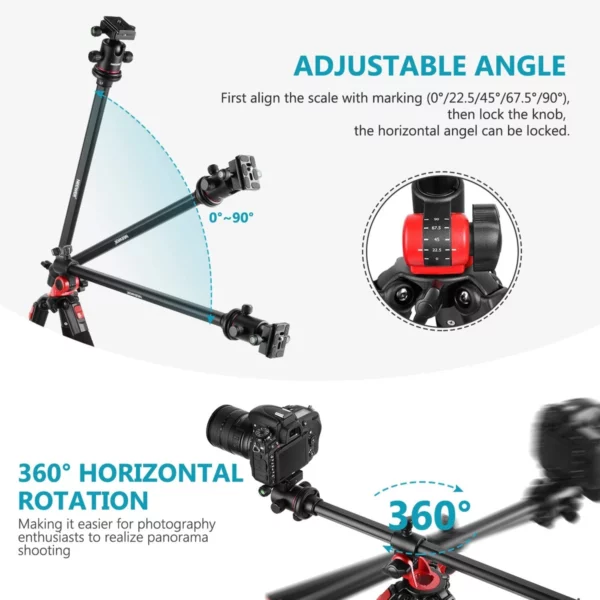 ⁦חצובה מונופוד מקצועית קרבון Camera Tripod Monopod Carbon Fiber⁩ – תמונה ⁦3⁩