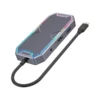 ⁦תחנת עגינה אוניברסלית USB C כולל תאורת RGB⁩ – תמונה ⁦2⁩