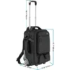 ⁦תיק גב צילום כולל גלגלים - Rolling Camera Backpack - Pro⁩ – תמונה ⁦2⁩