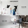 ⁦ערכת מעמד רפלקטור זוגי Neewer Steel Heavy Duty Photography Light Stand⁩ – תמונה ⁦4⁩