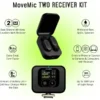 ⁦מערכת מיקרופון אלחוטית כפול ומקלט Shure MoveMic Two Kit⁩ – תמונה ⁦2⁩