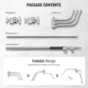 ⁦ערכת מעמד רפלקטור זוגי Neewer Steel Heavy Duty Photography Light Stand⁩ – תמונה ⁦3⁩