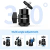 ⁦ראש כדורי למצלמה NEEWER Mini Ball Head with Cold Shoe⁩ – תמונה ⁦4⁩