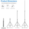 ⁦מעמד תאורה 300 ס”מ NEEWER Light Stand⁩ – תמונה ⁦4⁩