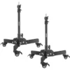 זוג מעמדי תאורה נמוכים NEEWER 2 Low Light Stands with Wheels
