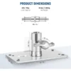 ⁦תושבת לתקרה/קיר לתאורה ומצלמות NEEWER Wall Ceiling Mount⁩ – תמונה ⁦5⁩