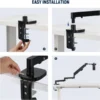 ⁦זרוע מיקרופון שולחן תלת מפרקי NEEWER Low Profile Mic Arm⁩ – תמונה ⁦3⁩
