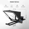 ⁦טלפרומפטר טאבלט עם שלט רחוק NEEWER Teleprompter X17 Remote/APP⁩ – תמונה ⁦4⁩