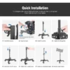 ⁦זוג מעמדי תאורה נמוכים NEEWER 2 Low Light Stands with Wheels⁩ – תמונה ⁦2⁩