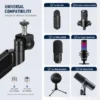 ⁦זרוע מיקרופון שולחן תלת מפרקי NEEWER Low Profile Mic Arm⁩ – תמונה ⁦4⁩