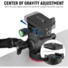 ⁦ראש חצובה וידאו עם ידית טלסקופית Neewer Video Head Telescopic Handle⁩ – תמונה ⁦4⁩