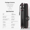 ⁦חצובת וידאו מקצועית 187 NEEWER Pro Video Tripod with Fluid Head⁩ – תמונה ⁦2⁩