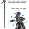 ⁦חצובה/מונופוד אלומיניום NEEWER Aluminum Tripod Monopod⁩ – תמונה ⁦2⁩