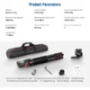 ⁦חצובה אופקית עם עמודה מרכזית NEEWER Horizontal Tripod Multi Angle⁩ – תמונה ⁦5⁩