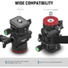 ⁦ראש חצובה וידאו עם ידית טלסקופית Neewer Video Head Telescopic Handle⁩ – תמונה ⁦2⁩