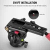 ⁦ראש חצובה וידאו ידית טלסקופית NEEWER Video Head Telescopic Handle⁩ – תמונה ⁦5⁩