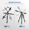 ⁦חצובה אופקית עם עמודה מרכזית NEEWER Horizontal Tripod Multi Angle⁩ – תמונה ⁦7⁩