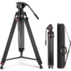 חצובת וידאו מקצועית 187 NEEWER Pro Video Tripod with Fluid Head