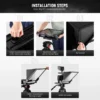 ⁦טלפרומפטר טאבלט עם שלט רחוק NEEWER Teleprompter X17 Remote/APP⁩ – תמונה ⁦2⁩