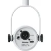 ⁦מיקרופון דינאמי מקצועי +Shure MV7 לבן⁩ – תמונה ⁦3⁩