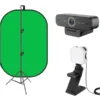 ערכת מסך ירוק לשידור – Green Screen Bundle