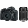 מצלמה ללא מראה Canon EOS R50 עם עדשות 18-45 מ״מ + 55-210 מ״מ