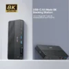 ⁦תחנת עגינה אוניברסלית UNITEK USB-C 8K Docking Station⁩ – תמונה ⁦4⁩