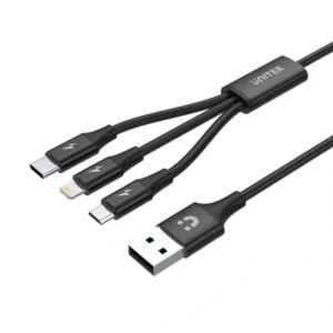 כבל טעינה אונברסלי Unitek 3-in-1 USB-A to USB-C / Micro USB