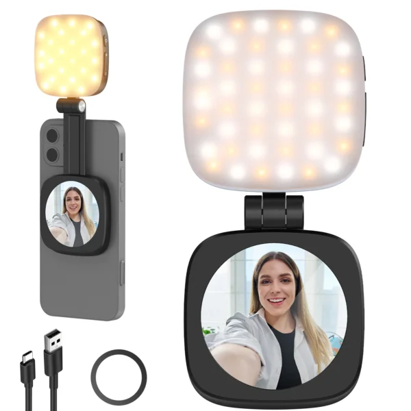 תאורת סלפי מגנטית ניידת Neewer NL48B Magnetic Selfie Light