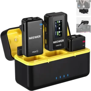 מערכת מיקרופון אלחוטית NEEWER Wireless Microphone CM28