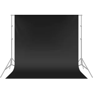 רקע לצילום בד שחור NEEWER Photo Studio Black Backdrop 3x3.6