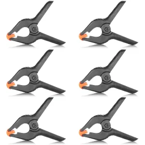 סט 6 קלאמפים לסט תאורה אולפון צילום Photo Clamp Background